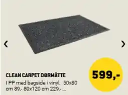 XL-BYG Clean carpet dørmåtte tilbud