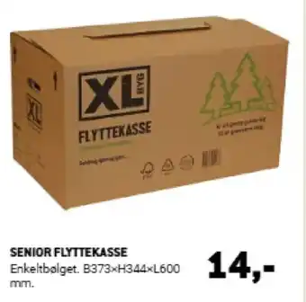 XL-BYG Senior flyttekasse tilbud
