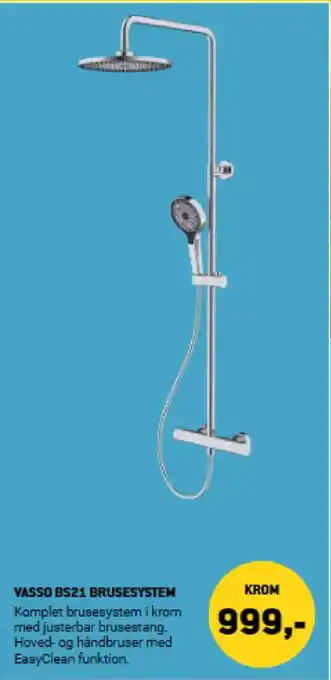 XL-BYG Vasso bs21 brusesystem tilbud
