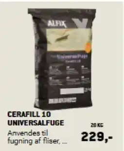 XL-BYG ALFIX Cerafill 10 universalfuge tilbud