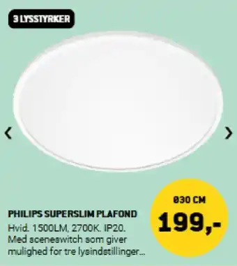 XL-BYG PHILIPS Superslim plafond tilbud