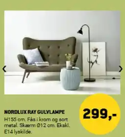 XL-BYG Nordlux ray gulvlampe tilbud