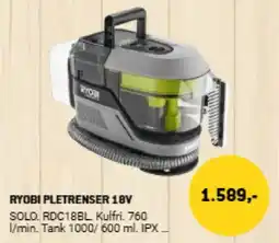 XL-BYG RYOBI Pletrenser 18v tilbud