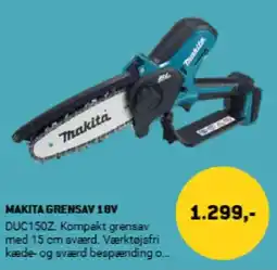 XL-BYG Makita grensav 18v tilbud