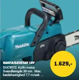 XL-BYG MAKITA Kædesav 18v tilbud