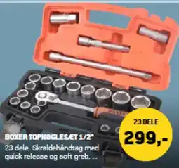 XL-BYG Boxer topnøglesæt 1/2" tilbud