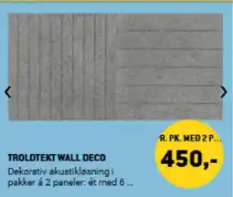 XL-BYG Troldtekt wall deco tilbud