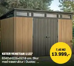 XL-BYG Keter venetian 11x7 tilbud