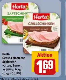 REWE DE Herta Genuss Momente Schinken tilbud