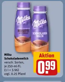 REWE DE Milka Schokoladenmilch tilbud