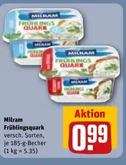 REWE DE Milram Frühlingsquark tilbud