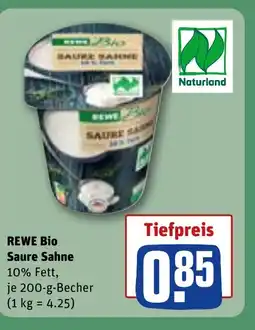 REWE DE REWE Bio Saure Sahne tilbud