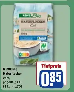 REWE DE REWE Bio Haferflocken tilbud