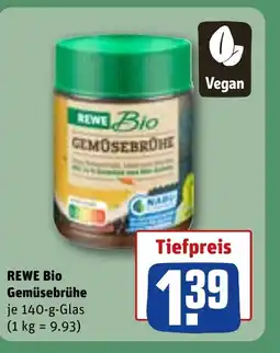 REWE DE REWE Bio Gemüsebrühe tilbud