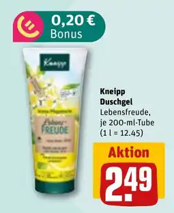 REWE DE Kneipp Duschgel tilbud