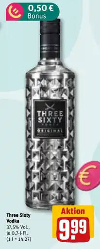 REWE DE Three Sixty Vodka tilbud