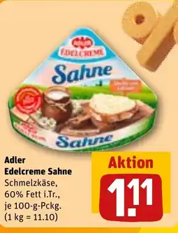 REWE DE Adler Edelcreme Sahne tilbud