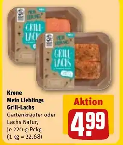 REWE DE Krone Mein Lieblings Grill-Lachs tilbud