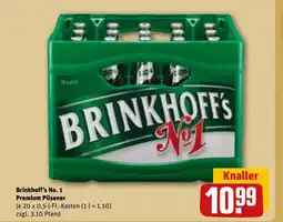 REWE DE Brinkhoff's No. 1 Premium Pilsener tilbud