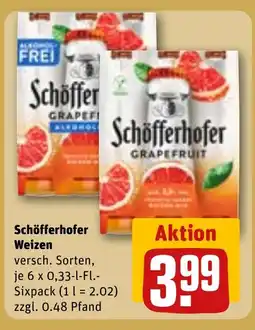 REWE DE Schöfferhofer Weizen tilbud