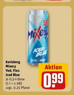 REWE DE Karlsberg Mixery Vod. Flav. Iced Blue tilbud