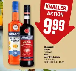 REWE DE Ramazzotti Amaro oder Aperitivo Arancia tilbud