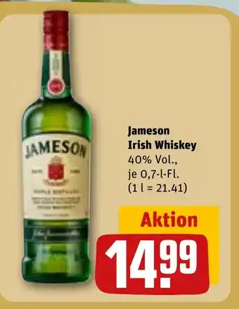 REWE DE JAMESON Irish Whiskey tilbud
