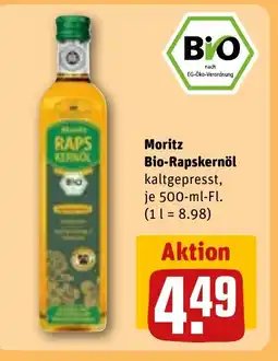 REWE DE Moritz Bio-Rapskernöl tilbud