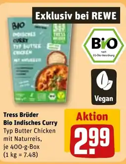 REWE DE Tress Brüder Bio Indisches Curry tilbud