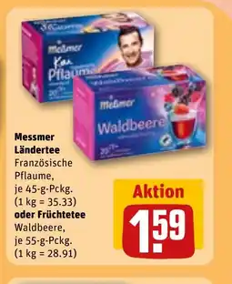 REWE DE Melmer Ländertee oder Früchtetee tilbud