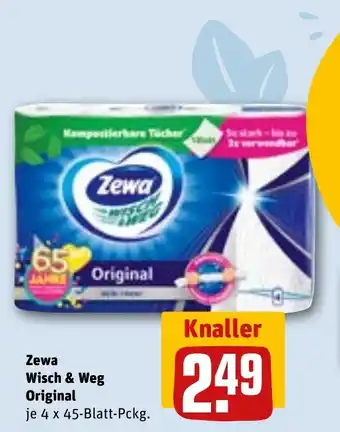 REWE DE Zewa Wisch & Weg Original tilbud