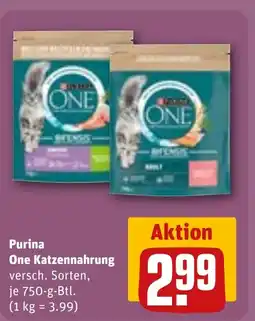 REWE DE PURINA One Katzennahrung tilbud
