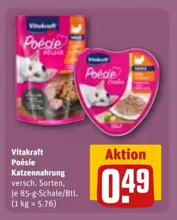 REWE DE Vitakraft Poésie Katzennahrung tilbud