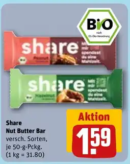 REWE DE Share Nut Butter Bar tilbud