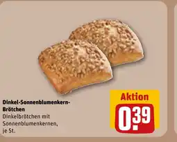 REWE DE Dinkel-Sonnenblumenkern- Brötchen tilbud