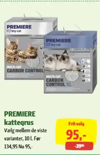 Maxi Zoo PREMIERE kattegrus tilbud