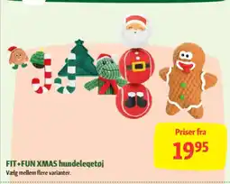 Maxi Zoo FIT+FUN XMAS hundelegetøj tilbud
