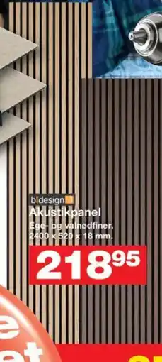 Bauhaus Akustikpanel tilbud