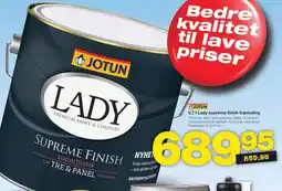 Bauhaus JOTUN Lady supreme finish træmaling tilbud