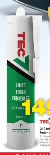 Bauhaus TEC7 Lim-, fuge- og forsegler tilbud