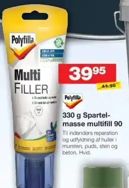 Bauhaus Polyfilla Spartel- masse multifill 90 tilbud