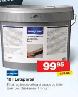 Bauhaus Swingcolor Letspartel tilbud