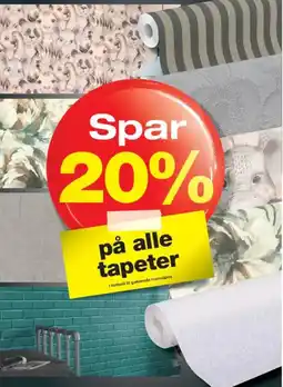 Bauhaus På alle tapeter tilbud