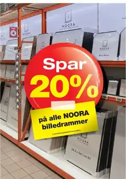 Bauhaus På alle NOORA billedrammer tilbud