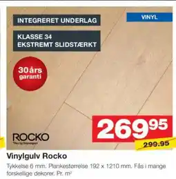 Bauhaus Vinylgulv Rocko tilbud