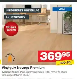 Bauhaus Vinylgulv Novego Premium tilbud