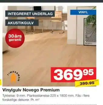 Bauhaus Vinylgulv Novego Premium tilbud