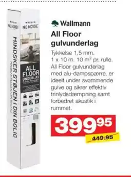 Bauhaus All Floor gulvunderlag tilbud