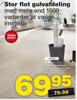 Bauhaus Laminatgulv Aktion tilbud