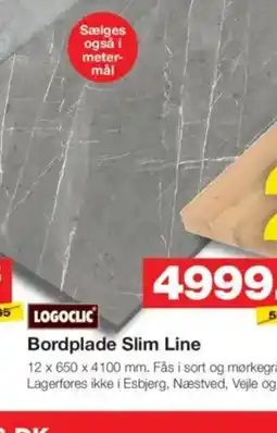 Bauhaus Bordplade Slim Line tilbud